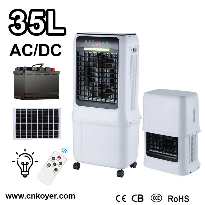 Hozte eredu eramangarria DC Air Cooler Fan