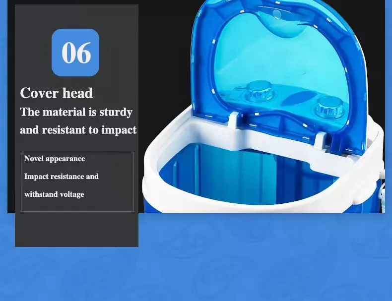 DC Mini Semi Automatic Washing Machine