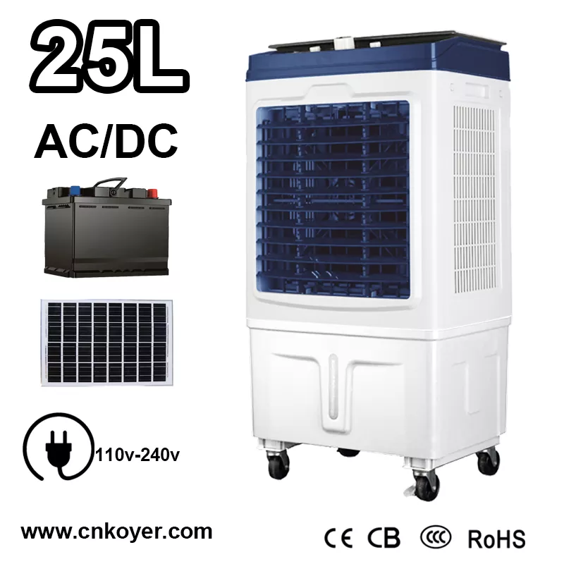 Etengailuaren kontrola AC DC Air Cooler Fan